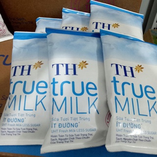 Sữa bịch TH TRUE MILK ít đường 220ml (Date mới)