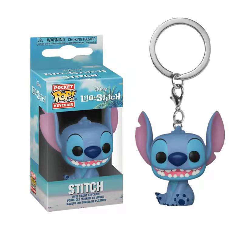 Móc Khóa Hình Búp Bê Lilo Stitch Funko Pop Dễ Thương