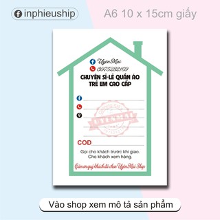 Phiếu ship hàng Uyên Mai