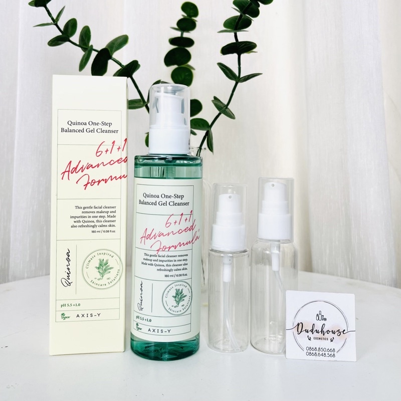 Gel Rửa Mặt AXIS - Y Quinoa One - Step Balanced Gel Cleanser 180ml