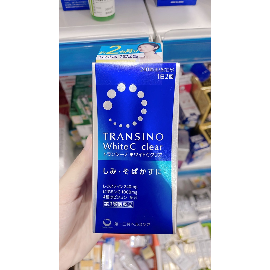 Viên uống trắng da, mờ nám Transino White C Clear Nhật Bản - PHUONGTHAO.JPSHOP