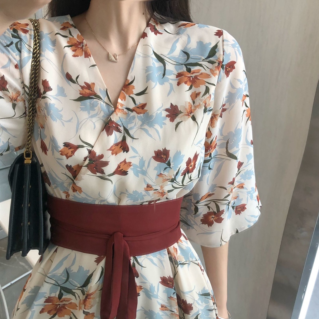 Đầm Nữ Kiểu Dáng Retro Thời Trang Cá Tính đầm bầu váy nữ váy bé gái váy dài chân váy dài váy nữ chân váy dài