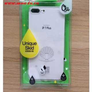 Ốp điện thoại iphone 7, 7 plus silicone trong suốt
