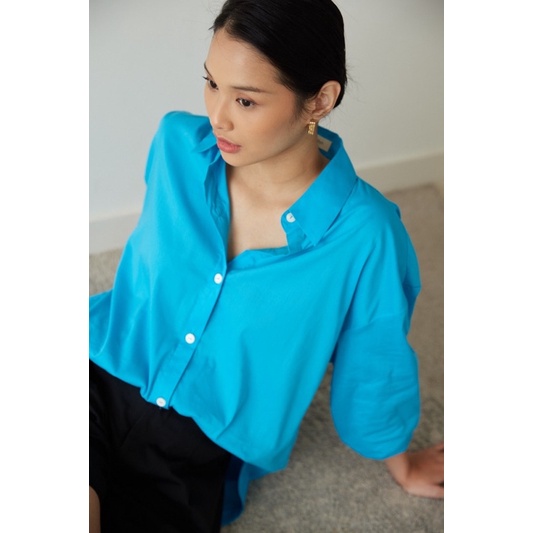Nosbyn - Áo Sơ Mi Dài Tay Xếp Li Sau - Pleated Back Shirt | BigBuy360 - bigbuy360.vn