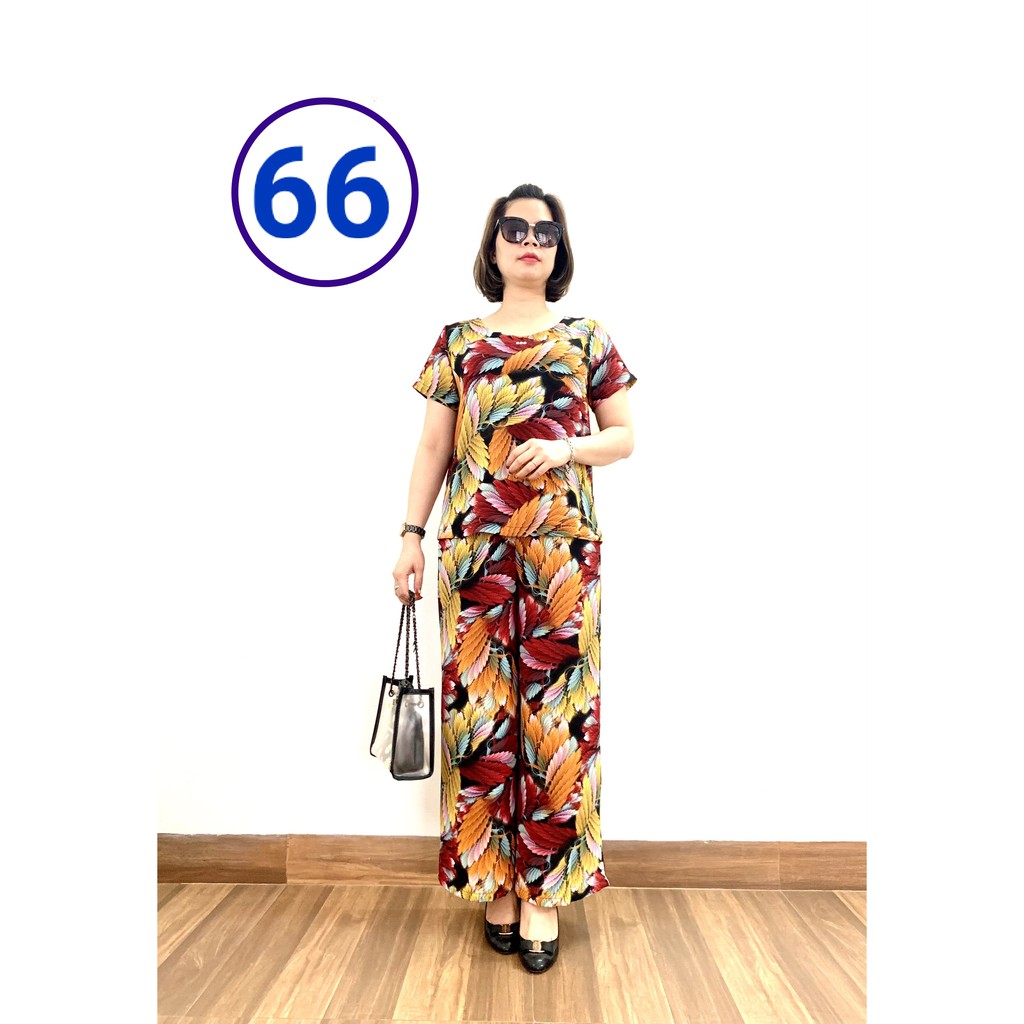 [Xả Hàng] Đồ bộ trung niên cao cấp - CỘC TAY - lụa hàn châu siêu mềm, siêu mát dành cho các Quý Bà 2021 - Laddy_Store