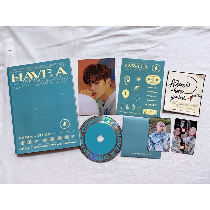 ab6ix mini album have adream đã khui seal, đầy đủ đồ như hình.