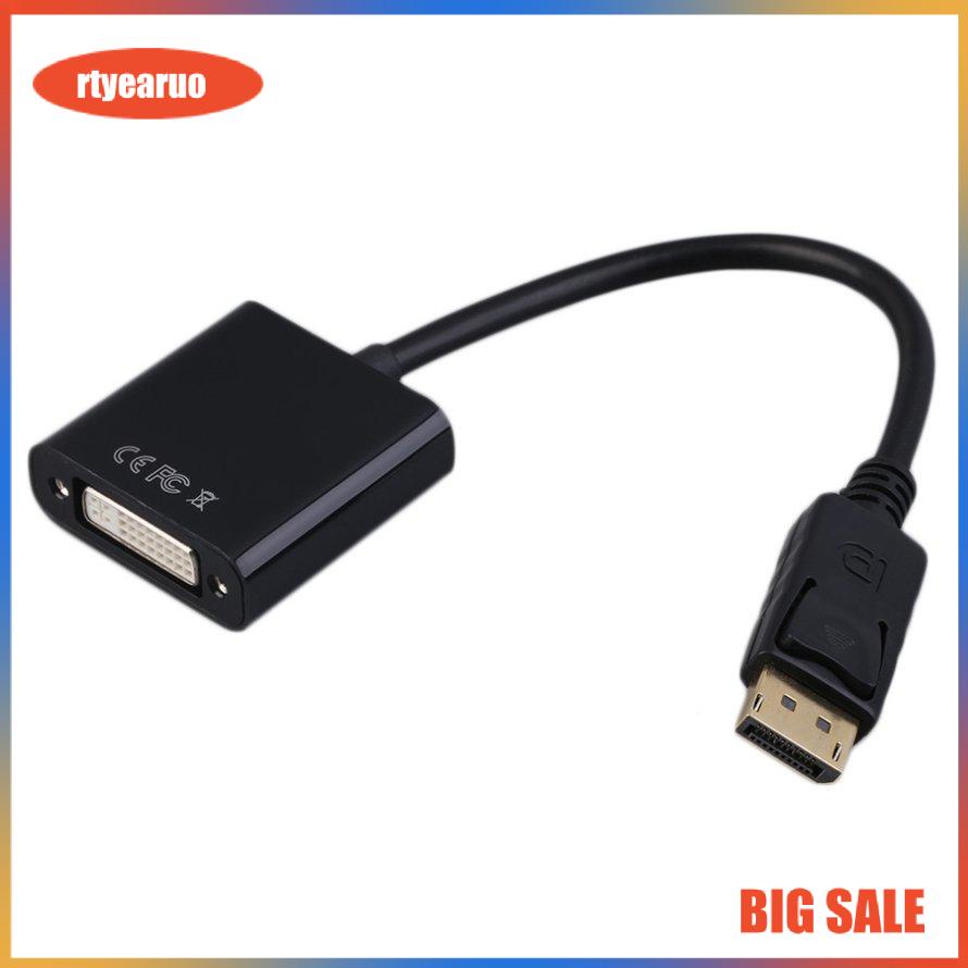 DisplayPort DP Male to DVI Female Adapter Cable Converter for Laptop