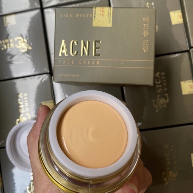Kem Mụn Sica white, face Acne sica white, Kem ngừa mụn cao cấp