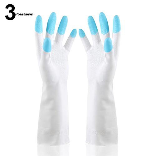 Găng tay dài rửa chén bát chống thấm nước tiện dụng