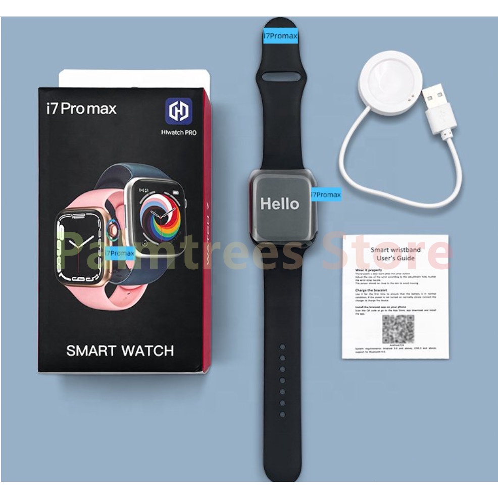 Đồng Hồ Thông Minh I7 PRO MAX Series 7 Kết Nối Bluetooth Chống Nước IP67 Theo Dõi Nhịp Tim