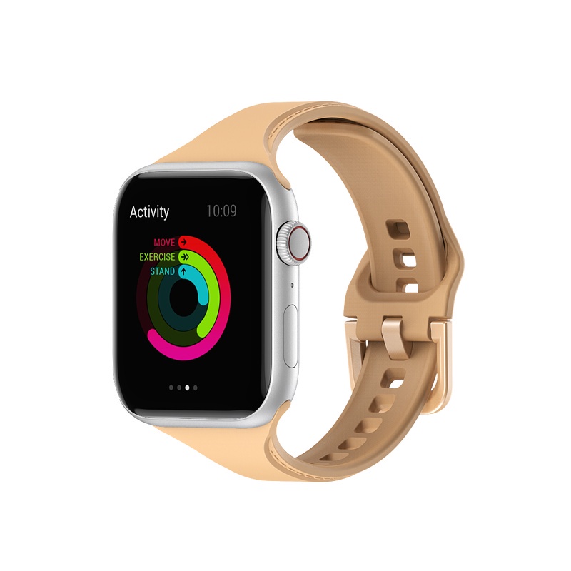 Dây Silicone Thay Thế Cho ĐồNg Hồ Apple iWatch Series 7 6 SE 5 4 3 2 4 3 2 44mm 40mm 38mm 42mm 45mm