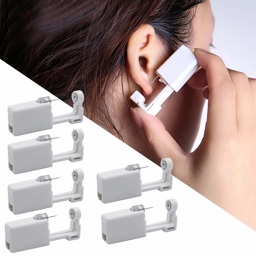 Lưng 2 Dụng Cụ Bấm Lỗ Tai / Mũi An Toàn Dùng Một Lần Thời Trang Cho Nữ