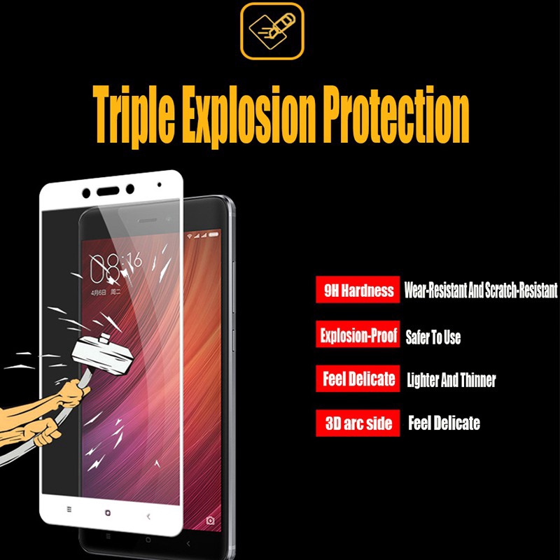 Xiaomi Redmi Note 3/Note 4 Note 4x Prime/Note 5a Slim Tempered Glass Phone Film