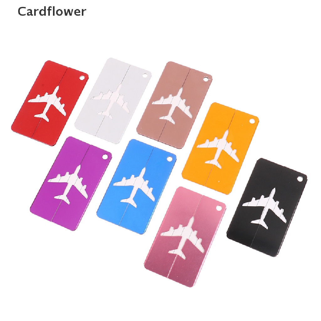 &lt; Cardflower &gt; Thẻ Gắn Hành Lý Du Lịch Bằng Hợp Kim Nhôm