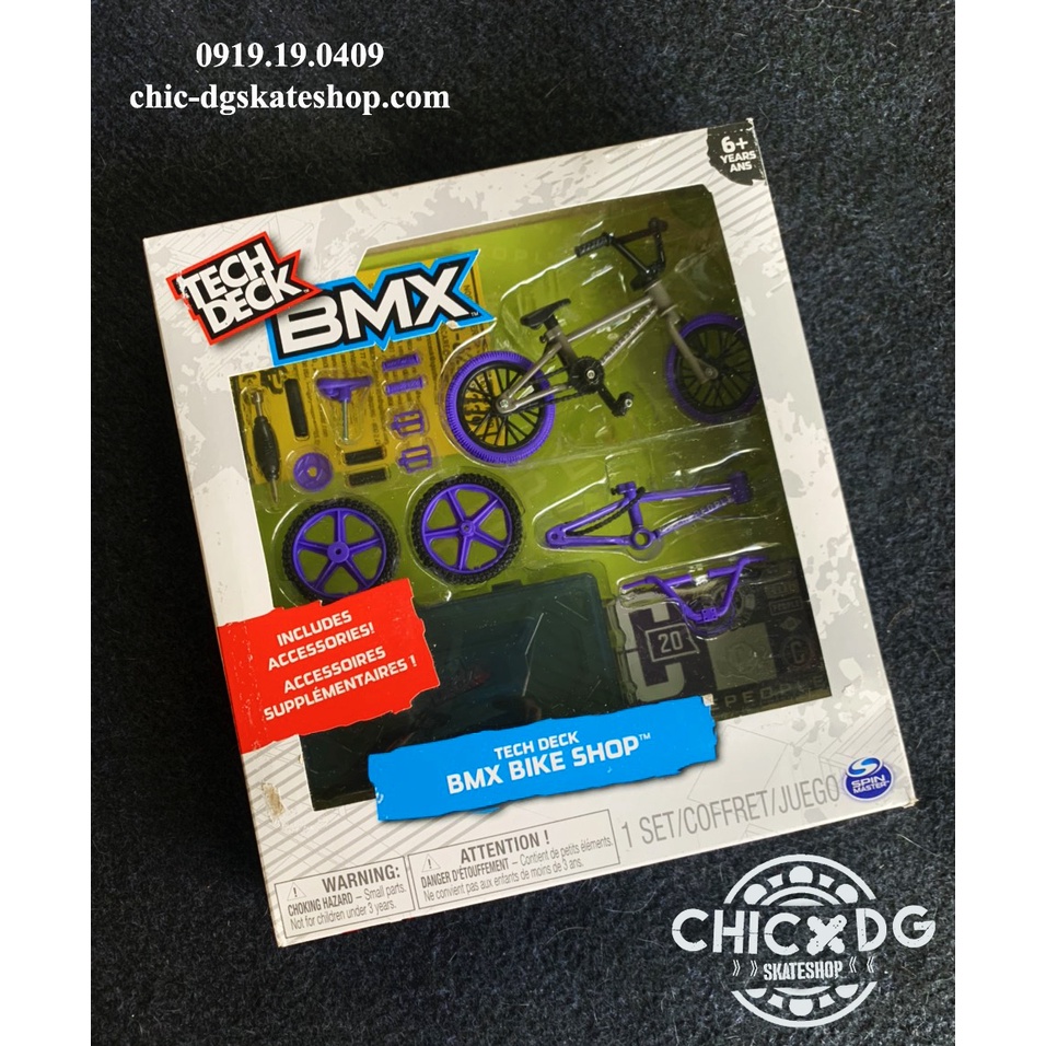 TECH DECK BMX Finger BIKE SHOP BOX khung kim loại (Hàng có sẵn) - full hộp chính hãng