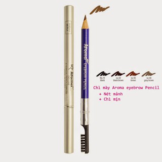 Chì Vẽ Mày AROMA Eyebrow Pencil