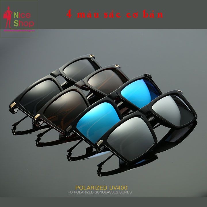 Mắt kính Perfe phân cực 🤗Nowship🤗 Mắt kính Perfe phân cực gọng vuông chống chói chống ảo giác | BigBuy360 - bigbuy360.vn