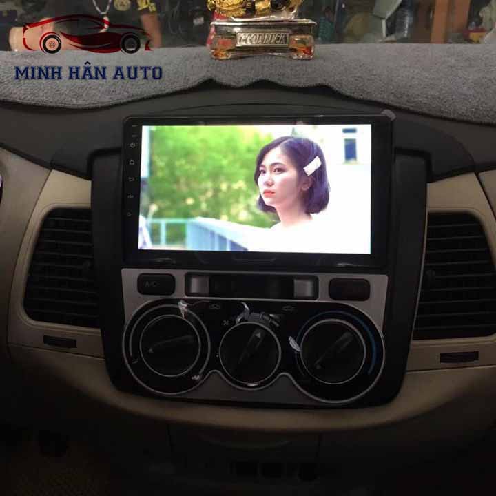 Màn hình DVD android 10 cho xe INNOVA 2007-2011, nghe nhạc, xem video trực tiếp, lắp sim qua USb 4G, DVD toyota  innova