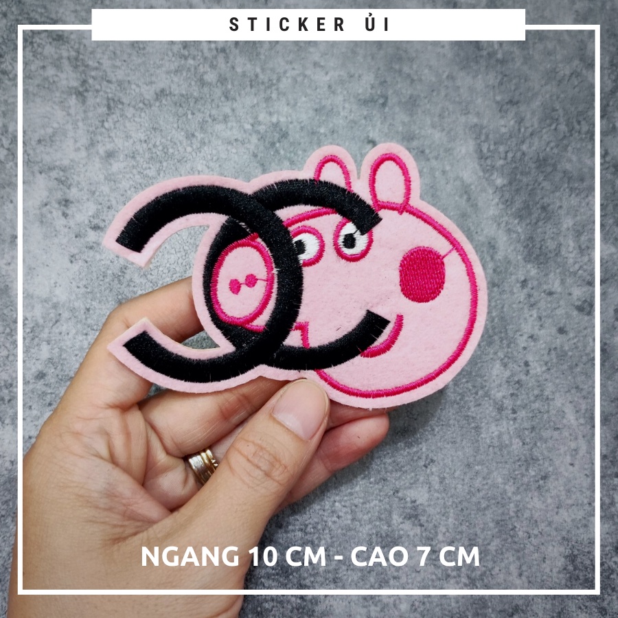 Sticker vải thêu cao cấp - CÓ SẴN KEO ỦI,Patch ủi dùng làm miếng vá Quần Áo,áo phao,BALO,quần jogger, đồ jeans, giày dép