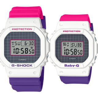 Đồng Hồ đôi Casio G-Shock DW-5600THB-7DR và G-BABY BGD-560THB-7DR - Chống Nước 200m - bảo hành 12 tháng