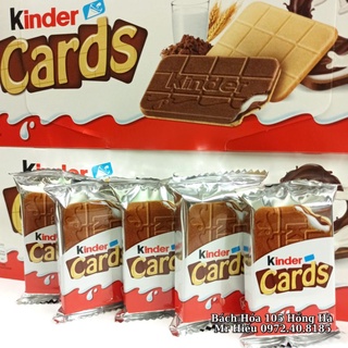 [T4/2023] Socola Kinder Cards 5 thanh 128g
