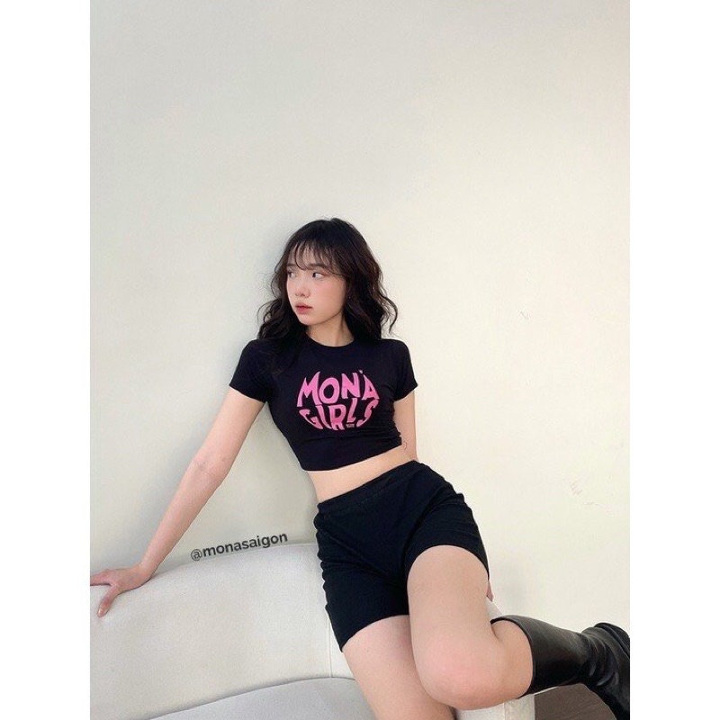 Áo Thun Trơn Tay Ngắn Monagirl A148