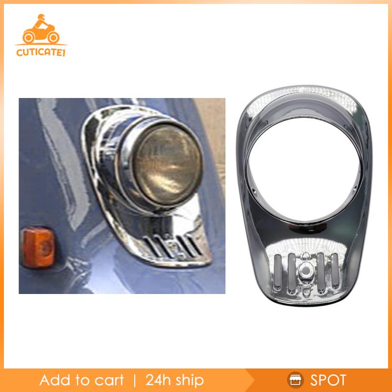 Ốp Đèn Pha Bằng Nhựa Mạ Điện Cho Xe Máy Honda Julio AF52 Cuticate1