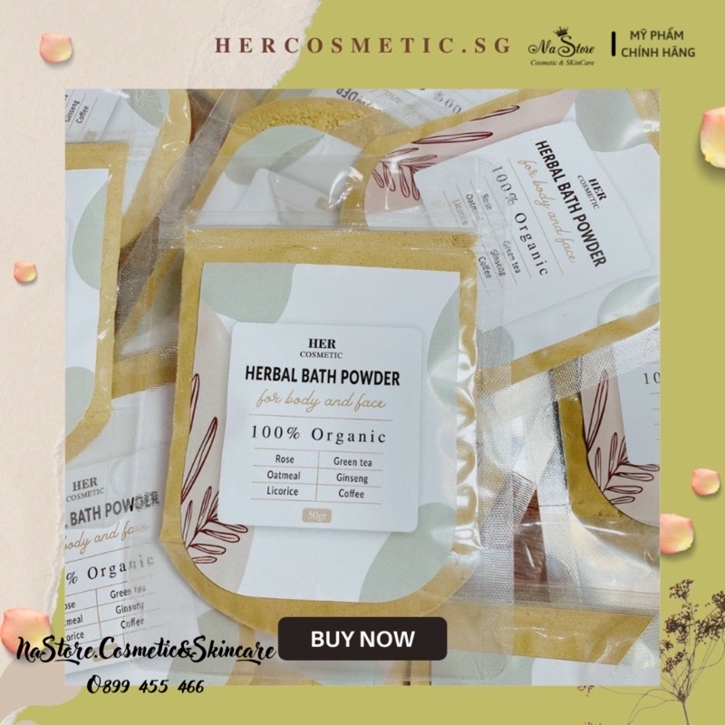 BỘT TẮM TRẮNG TOÀN THÂN CHUẨN SPA - HER COSMETIC