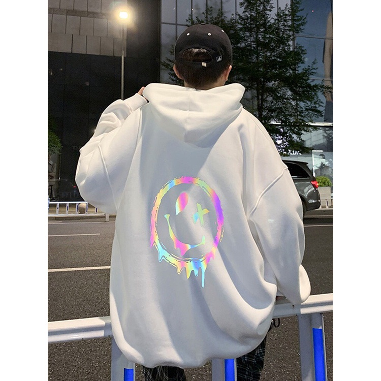 Áo Hoodie Drew phản quang, Áo Hoodie nam nữ tay dài chất nỉ bông dày dặn