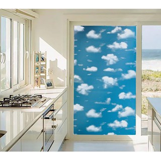 DECAL DÁN KÍNH MÂY XANH -DECAL DÁN CỬA KÍN -PHÒNG KHÁCH- TOLET- PHÒNG NGỦ DK56