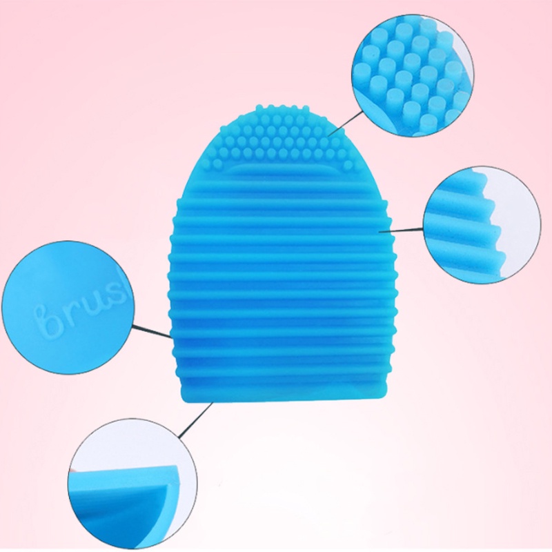 Bộ 3 Miếng Silicone Vệ Sinh Cọ Trang Điểm