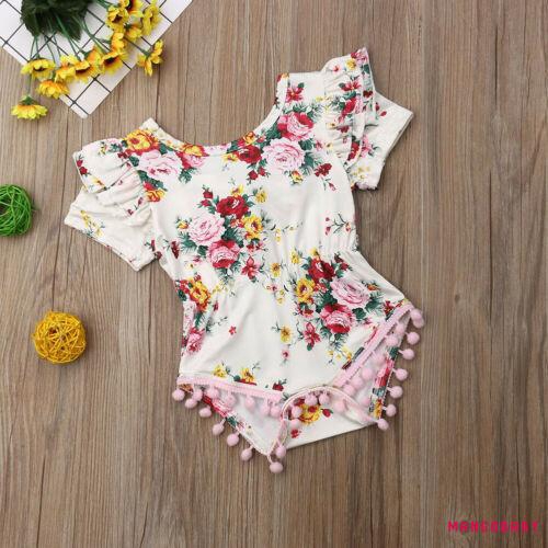 Bộ jumpsuit hoa tay cánh tiên đáng yêu cho bé