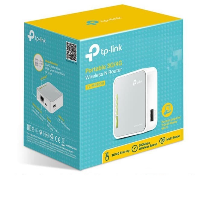 Thiết Bị Phát Wifi Không Dây Tp-link Tl-mr3020: Portable 3g / 4g