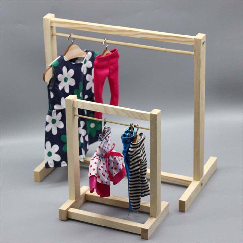 Giá Đỡ Treo Khăn Choàng / Búp Bê Bằng Gỗ Tiện Dụng