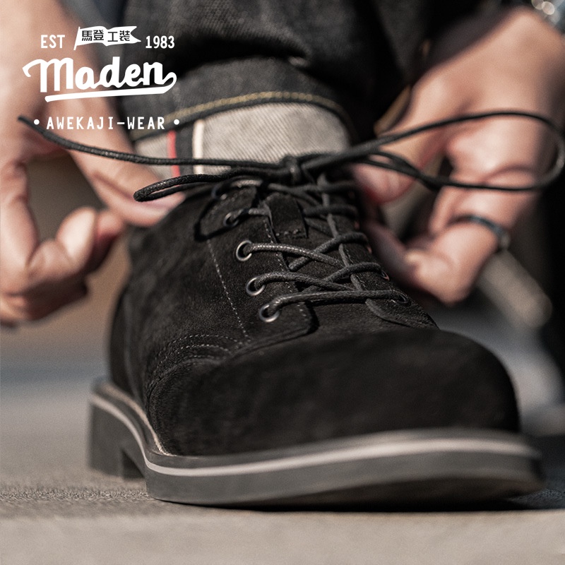 Giày công sở MADEN da lộn cổ thấp mẫu 2022 phong cách doanh nhân thời trang mùa hè mới dành cho nam