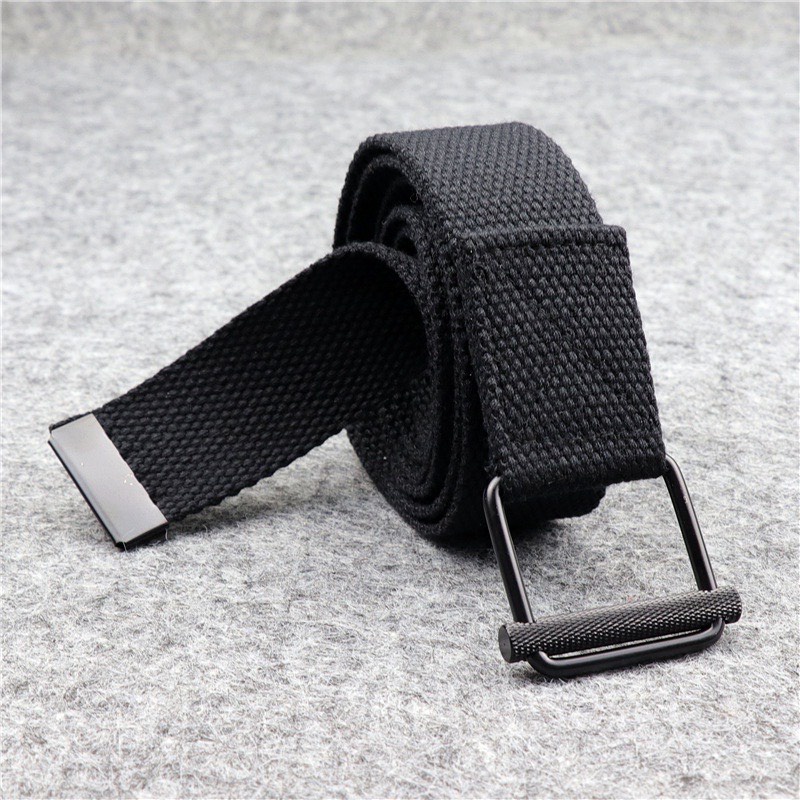 Dây thắt Lưng Unisex 200X vải Canvas, Bản dây: 3.3cm, phong cách Hàn Quốc.TL017