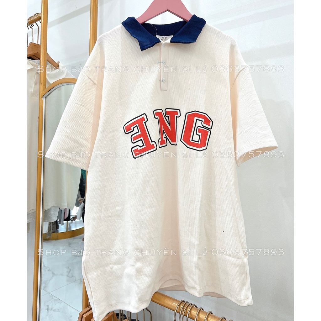 Áo Phông Polo ENG Chất Bo Tàu Dày Bịch Phong Cách Cá Tính Nam Nữ Unisex