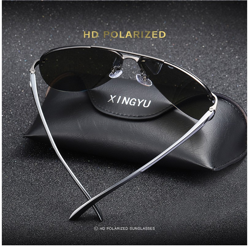 Kính Râm Kính Mát Phân Cực 2022 Thời Trang Gọng Nhôm Magie Cho Nam Nữ Chống Tia UV400