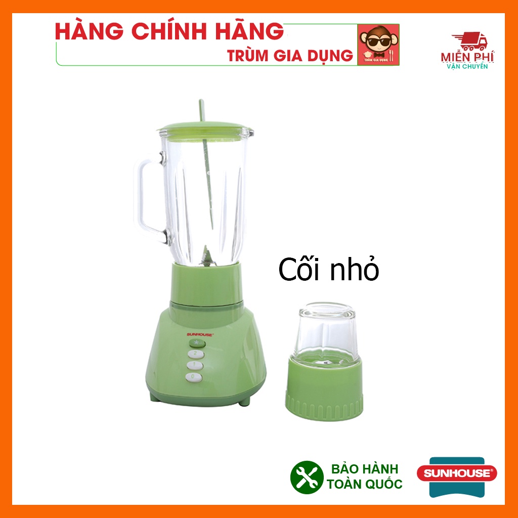 Phụ kiện máy xay sinh tố Sunhouse SHD5112, SHD5323, cối to nhỏ đầy đủ, gioăng cao su và lưỡi dao