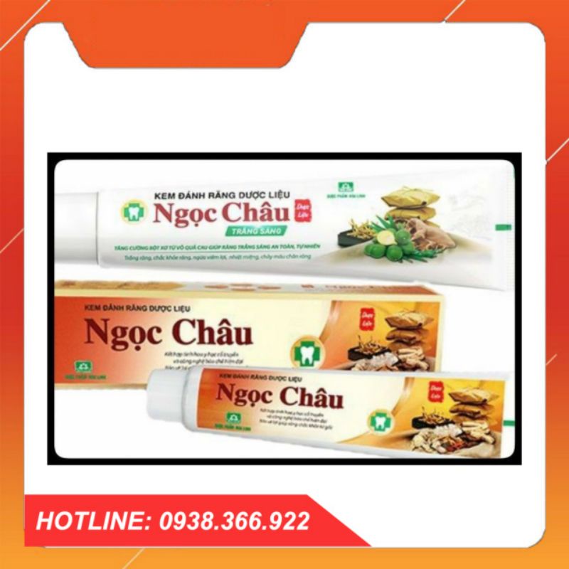 Kem Đánh Răng Dược Liệu Ngọc Châu 100G