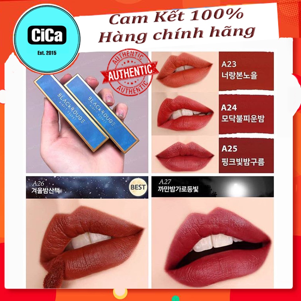  [Chính Hãng] Son Black Rouge Air Fit Velvet Tint Ver 5 (#A23-#A24-#A25-#A26-#A27)