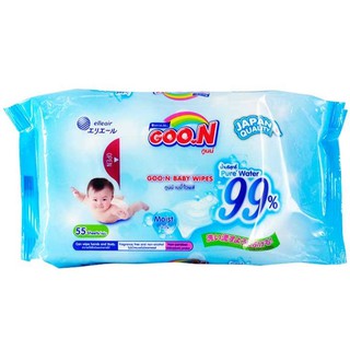 Chính hãng - Khăn ướt cao cấp cho bé Goon thái lan 55m/ gói
