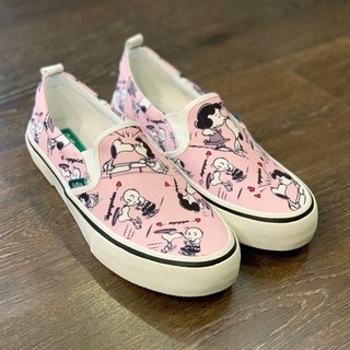 Giày lười Unisex in hình Snoopy 2