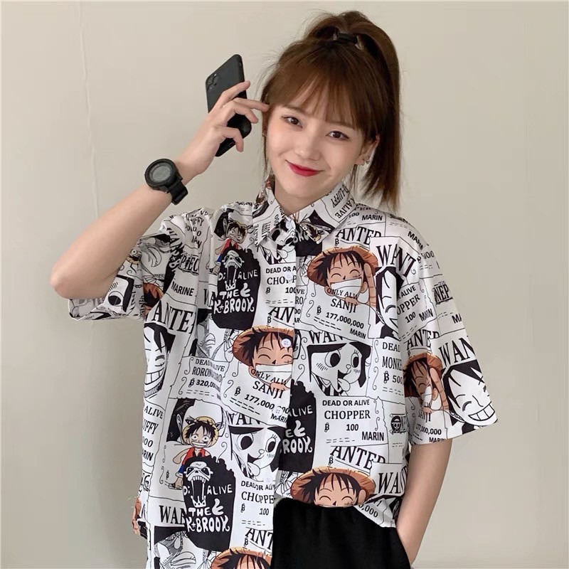 Áo Sơ Mi Hoạ Tiết Tay Lỡ Dáng Rộng, Sơ Mi Đi Biển, Sơ Mi Tay Lửng Mẫu Mới Unisex - MM | BigBuy360 - bigbuy360.vn