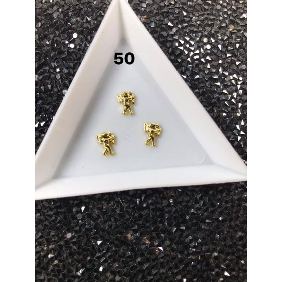 Phụ kiện Chamr đính móng số 50 ( 1 set 10 viên )