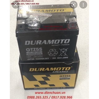 Ắc quy xe máy duramoto gtz5s