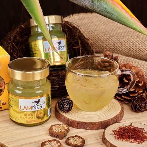 Combo 60 hũ Yến chưng sẵn 30% yến Lamnest -Không hộp quà - yensaocaocaplamnest