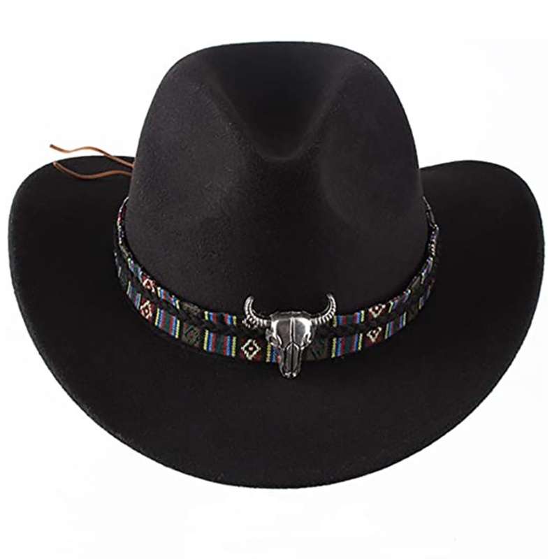 Mũ Cao Bồi Vành Rộng Phong Cách Cao Bồi Phương Tây Cho Nữ