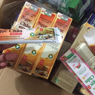 COMBO 5 tuýp Kem đánh răng dược liệu Ngọc Châu 100G