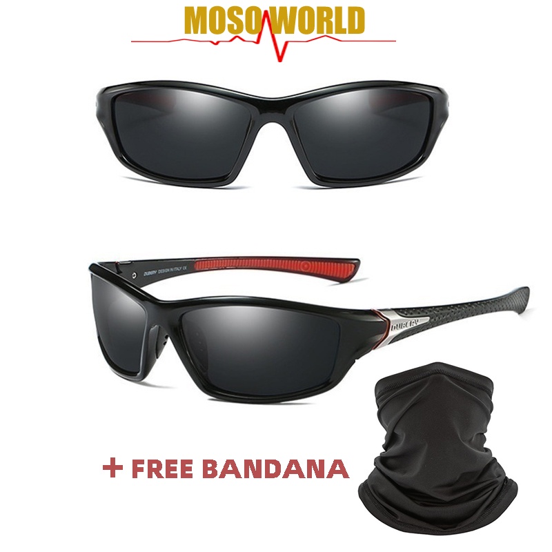 Bộ khăn rằn ri và kính râm MOSOWORLD dành cho nam nữ